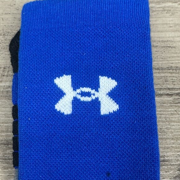 NWT UnderArmour UA Team Unisex Cushioned Crew Socks Size M/L (Royal Blue) - Picture 5 of 12